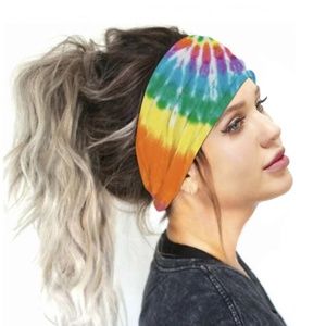 Tie Dye Headband Face Mask